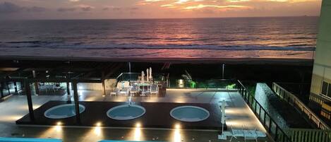 Vue sur la plage/l’océan