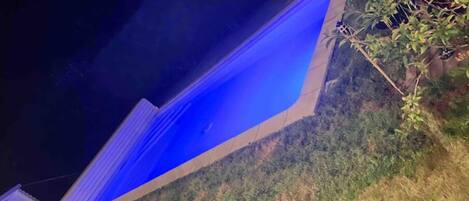 Una piscina riscaldata