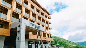 Overnatningsstedets facade