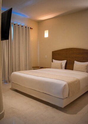 1 habitación, ropa de cama de alta calidad y colchones Tempur-Pedic 