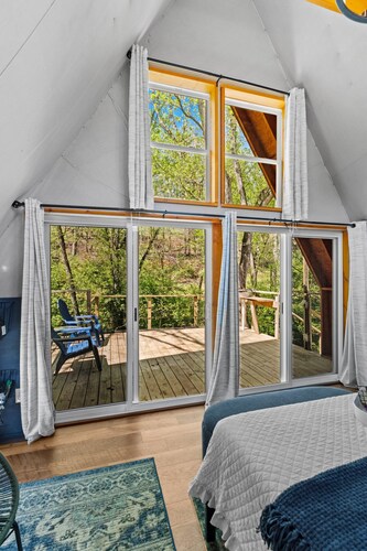 Treehouse A-Frame on Goat farm