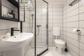 Hair dryer, towels