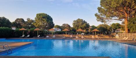 Una piscina climatizada