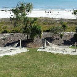 Accommodatie ligt op het strand