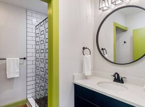 Hair dryer, towels