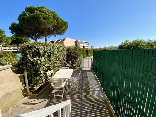 L’Orée de Camargue – Studio cosy avec cour proche plage