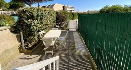 L’Orée de Camargue – Studio cosy avec cour proche plage
