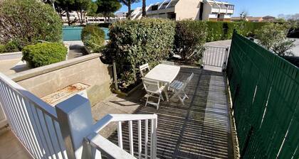 L’Orée de Camargue – Studio cosy avec cour proche plage