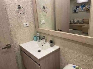 Hair dryer, towels, soap, shampoo - Jacuzzi Privado. Vista increíble. Sector Exclusivo (Cartagena de Indias)