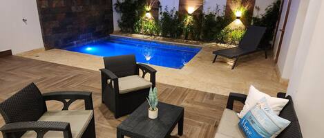 Alberca al aire libre