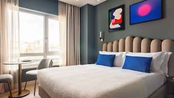 Literie de qualité supérieure, coffres-forts dans les chambres