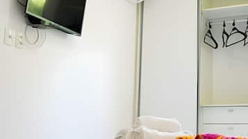 Apartamento básico | 1 quarto, Wi-Fi de cortesia, roupa de cama