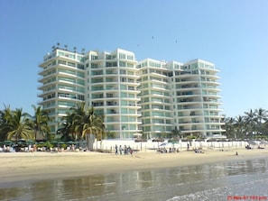 On the beach