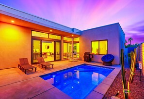 Una piscina climatizada