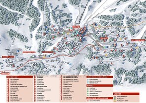 宿泊施設の地図
