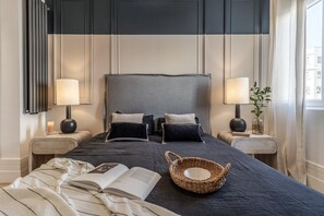 3 habitaciones, tabla de planchar con plancha, wifi y ropa de cama