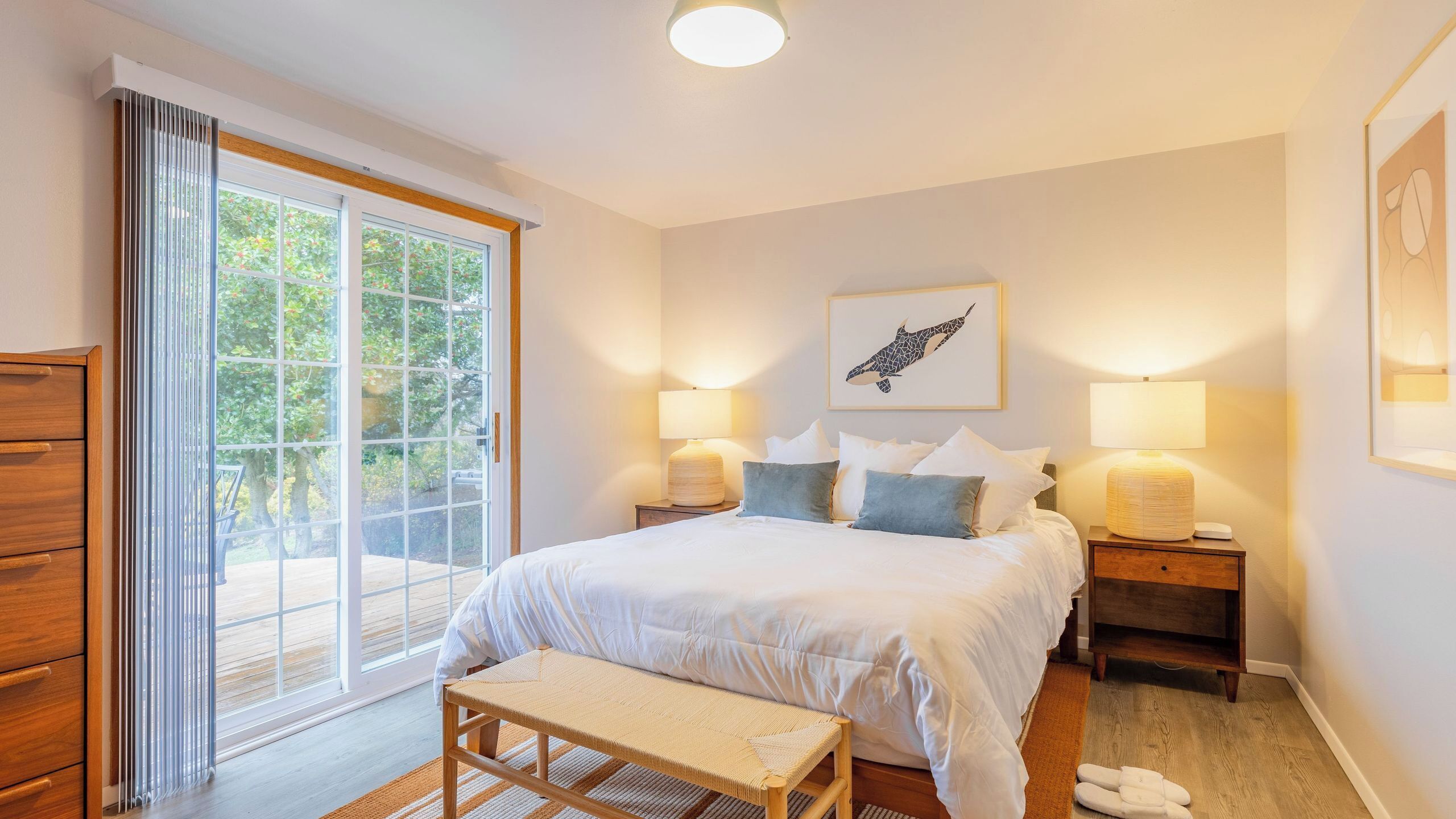 3 habitaciones y ropa de cama 