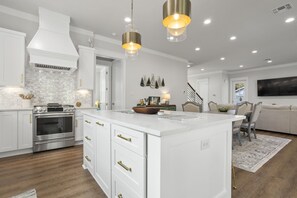 Fridge, microwave, oven, stovetop - Yeah, Bay-by! Modern Farmhouse in Old Town Bay Saint Louis (Bay St. Louis)