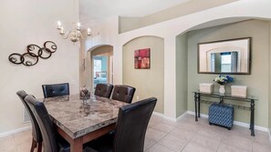 Dining - Sunny Oasis Near Disney: Pool, Comfort, and Fun Await! (Kissimmee)