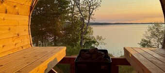 Lake View Retreat with Game Room & Sauna