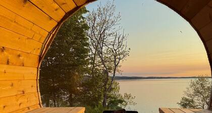 Lake View Retreat with Game Room & Sauna