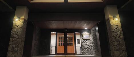 Front of property - evening/night