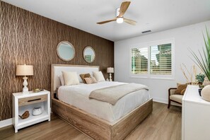 2 chambres, fer et planche à repasser, lit parapluie, Wi-Fi gratuit