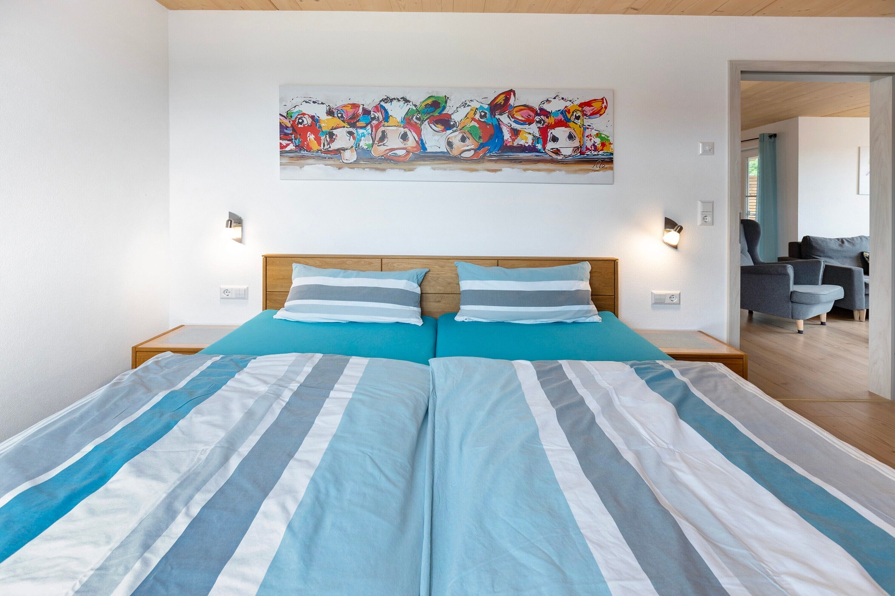 2 habitaciones, wifi gratis y ropa de cama 