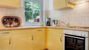 Kühlschrank, Ofen, Herdplatte, Geschirrspüler