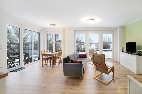 Ferienwohnung 'Leineufer' mit Balkon und WLAN