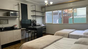 Quarto duplo família | Wi-Fi de cortesia, roupa de cama