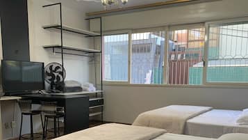 Quarto duplo família | Wi-Fi de cortesia, roupa de cama