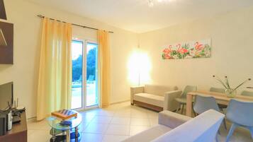 TV, DVD player, table tennis