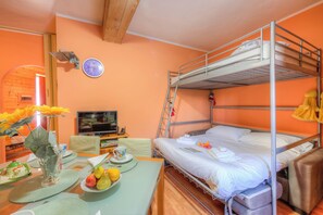 Free WiFi, bed sheets - Borgata Family Studio Ski In Ski Out 300m (Sestriere)