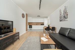 Living room - Pleasant Decor & Parking by Renters (Wroclaw)