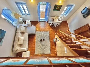Family Apartment | 1 bedroom, free WiFi, bed sheets - Seafront - Harbour view Nikolakis (Symi)