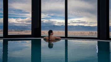 2 indoor pools, seasonal outdoor pool