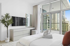 프레지덴셜 아파트 | 이집트산 면 시트, 고급 침구, 메모리폼 침대, 객실 내 금고