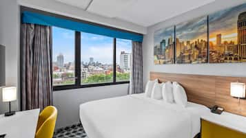 Rom – deluxe, 1 queensize-seng, ikke-røyk (Upper Floor, Manhattan View) | Wi-fi (inkludert)