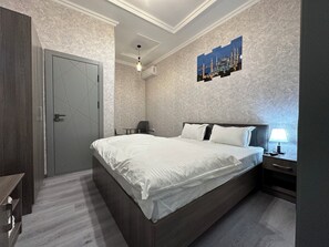 Economy Double Room | Free WiFi, bed sheets - Byond Hotel & Hostel (Tashkent)