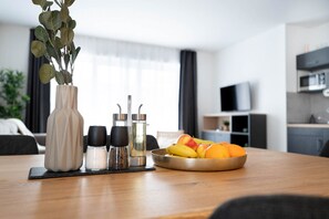 Living area - Schicke Apartments in Osnabrück (Osnabrueck)