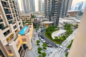 อพาร์ทเมนท์, 1 ห้องนอน, ระเบียง, วิวสวน | วิวจากที่พัก
