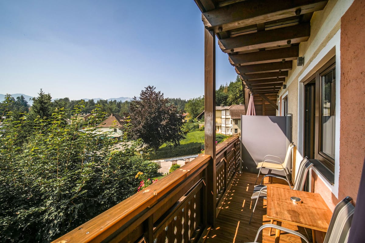 Basic-Doppelzimmer | Blick vom Balkon