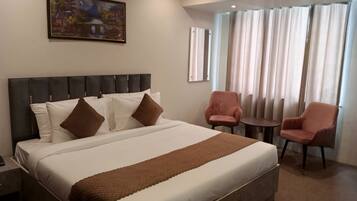 1 間臥室、高級寢具、羽絨被、客房內保險箱