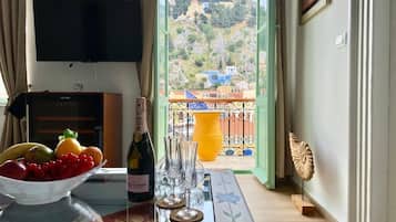 Appartement | Coin séjour | Télévision de 40 pouces avec chaînes par satellite