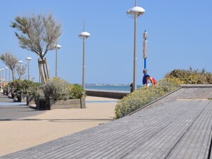En la playa 