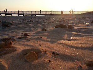 On the beach