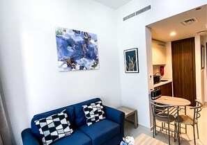 Apartment, 1 Bedroom, Balcony, City View | Living area - Mh- Lovely One Bedroom Apt Reva Residence Ref 24021 (Dubai)