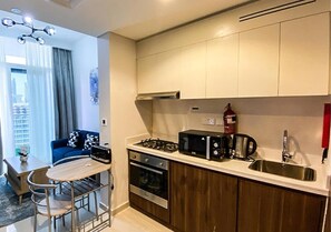 Lejlighed - 1 soveværelse - balkon - byudsigt | Interiør
