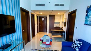 Appartement, 2 chambres, balcon, vue ville | Équipements de la chambre